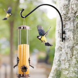 Josmimic 16 Inch 2 Pack Swivel Plant Hanger: Heavy Duty Hook for Bird Feeder, Plant, Flower Basket, Lantern, Wind Chime & More - Versatile Hanging Brackets Outdoor/Indoor Use Up to 22LB