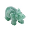 ZJchao Piedra, Elefante, 2 Pulgadas, Jade, Tallado, artículos de colección,