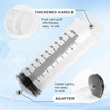 500ml Large Syringes, Individually Sterile Sealed Plastic Syringe for Liquid,