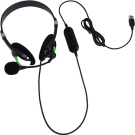 Hidyliu Auriculares USB con Micrófono con Cancelación de Ruido