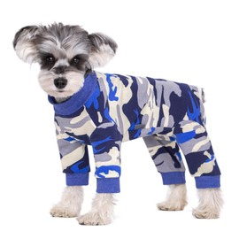 MEIAOJIA Dog Clothing, For Small Dogs, Postoperative Clothes, Sleepwear, Long Sleeves, Postoperative Clothes, Jumper Wear, Unisex, Dogs, Nursing Clothes, Weaning Clothes, Skin Protection, Prevents