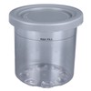 4Pcs Ice Cream Pints Containers and Lids Large Capacity Round