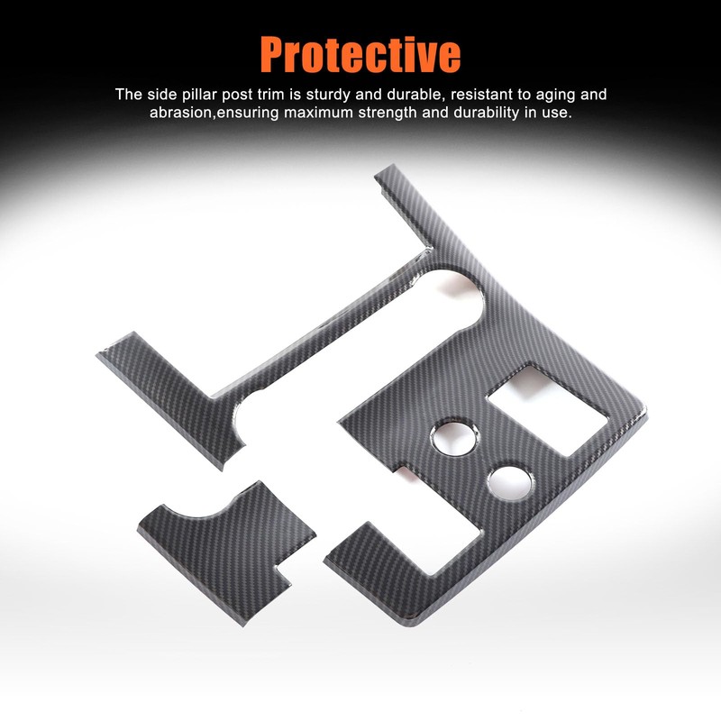 Heutamo Center Console Gear Shift Panel Cover Trim Compatible with