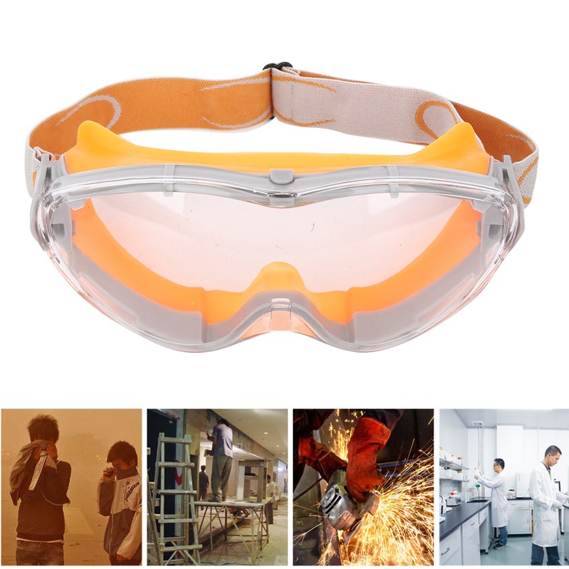 PC Anti Impact Anti Fog Chemistry Goggles Wear Resistant Windproof