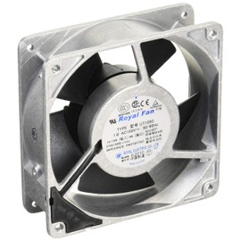 Royal Electric UT120C AC Axial Fan 4.7 inches (120 mm) Square x 1.5 inches (38 mm) Thick, 100V