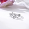 TYSO Faith Hope Love Cross Rings 925 Sterling Silver CZ
