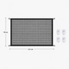 Pet Barrier Gate for Dogs – Foldable Breathable Mesh Fence