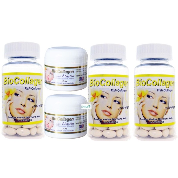 BioCollagen 1000 mg Age collagen Cap & Cream Eterna Juventud Colageno Claris