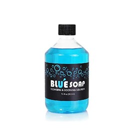 Blue Soap for Tattoo Procedure - 16.9oz (500ml) - Cleans and Soothes Skin - High Concentrate Solution - Made in The USA by TATLAB INC