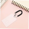 NUOBESTY 3 Sets Work Card Holder Lanyard for Keys Spring