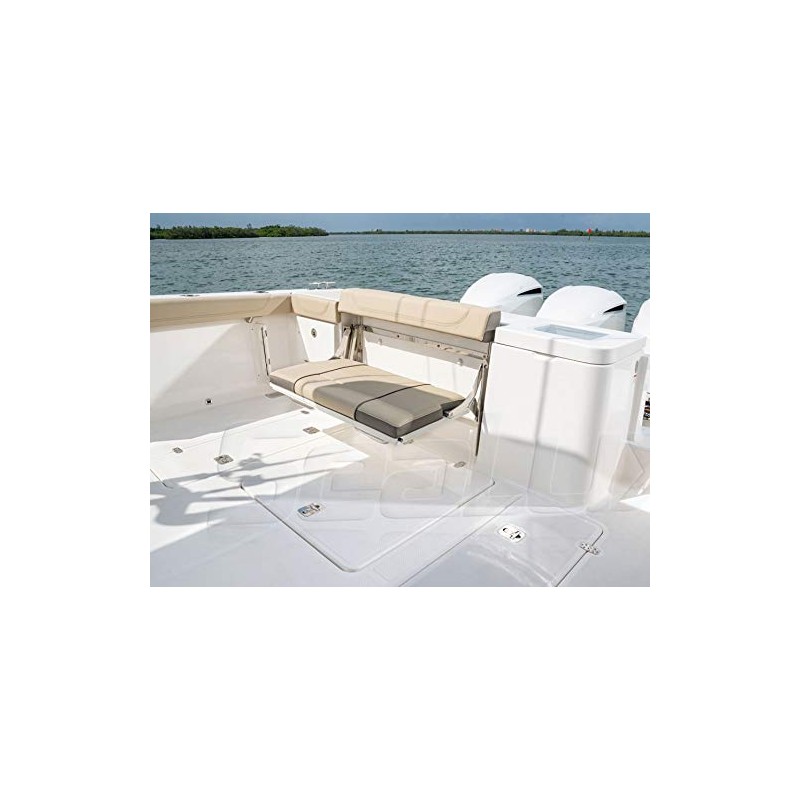 SeaLux Heavy Duty Marine Grade 316 Stainless Steel Compression Rectangular