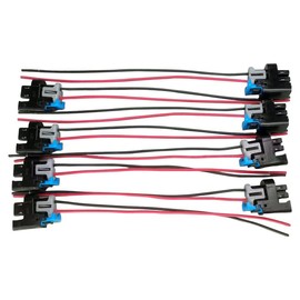 Unifizz WPINJ31X8 Truck Fuel Injector Connector Pigtail Wire Compatible with Mi-ni Mul-tec 2 (8 pack) OEM Tooling, Connector, Lock, Seals