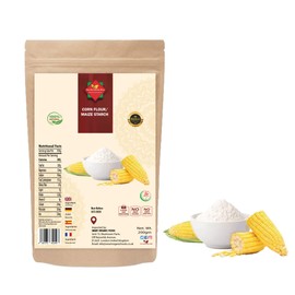 Corn Starch (200g / 7.05 oz) | Maize Starch | Best for Gravy sauce thickener | Non GMO | Vegan | No Preservatives Added | Supplied in Reusable Zip Sealed Pacakging