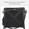 Shuang.W Metal Camping Portatil Para Playa Campo Sillas Plegables