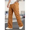 GINGTTO Cargo Pants for Men Relaxed Fit Stretch,Parachute Pants Men
