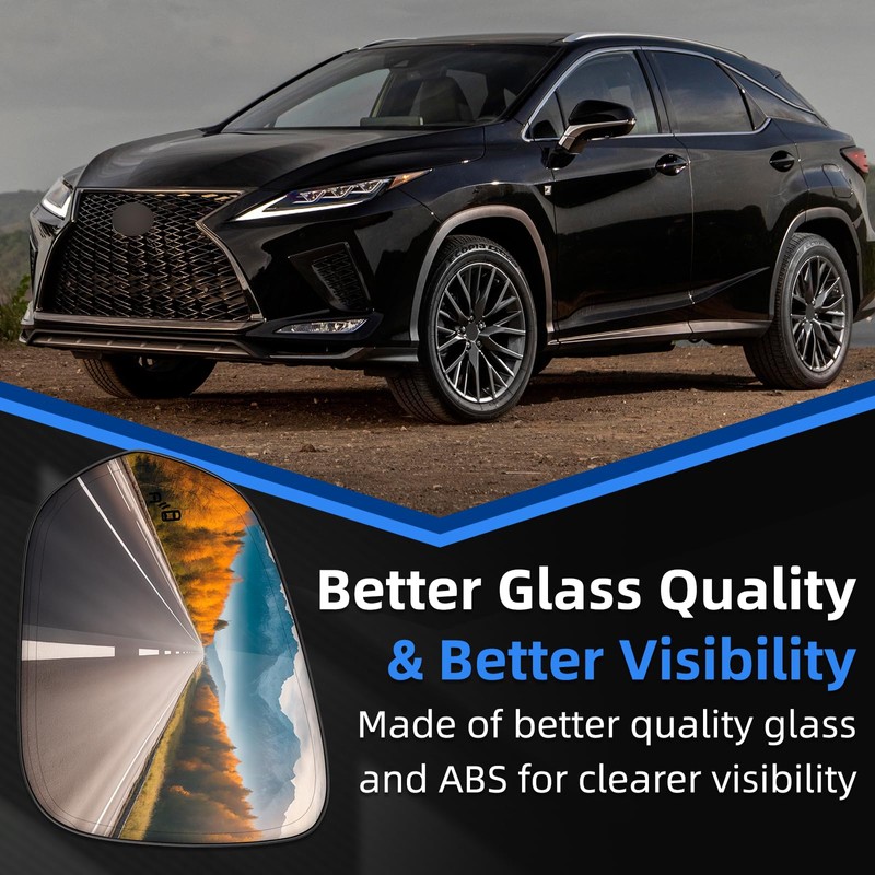 LOIYLLEN Driver Side Mirror Replacement for Lexus RX350 2016-2020, NX200t