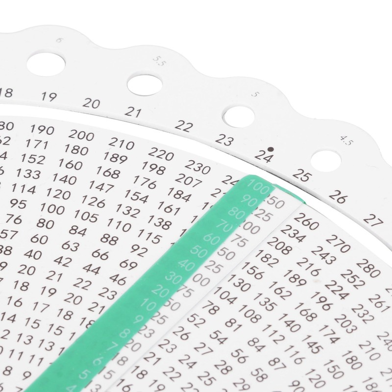 Knitting Ruler Knitting Gauge Measuring Tool Multifunctional Accurate Knitting Stitch