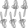 Smith’s® 100x Metal Curtain Hooks | Chrome, Silver, Curtain Header