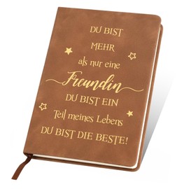 Gifts for Girlfriend, Best Friend Gifts, Christmas, Friendship Girlfriend Gifts, Funny Gifts, Birthday Gift for Women, Gift Ideas, Leather Notebook A5, Lined, 200 Pages