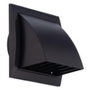 Steinberg14 Anthracite 100mm / 4'' Plastic Cowled Hooded Air Ventilation