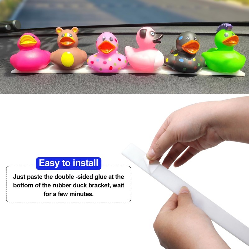 1 Duck Holder for Jeep Dashboard with Rubber and Plastic