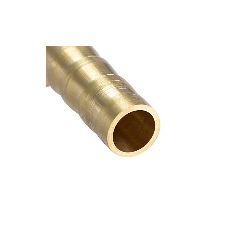 sourcing map Brass Hose Connection Straight Hose Connector for Air,