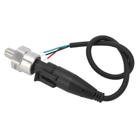 FASTROHY Pressure Transducer Sender Sensor Solenoid Universal for Oil Fuel Gas Air Water, 60 Psi, Stainless Steel