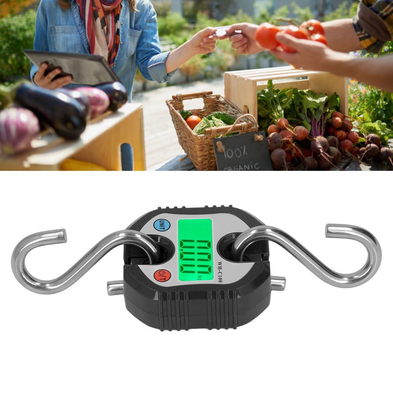 Hanging Scale LCD Digital Display 150KG Range Weighing Tool for