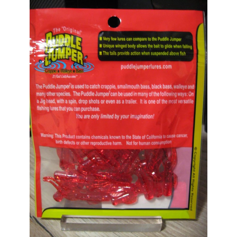 The Original Puddle Jumper Lures 20 Puddle Jumper 2" Soft