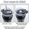 AiHeart 30/40 oz Tumbler Replacement Lids,2pack Spill Proof Straw Lids