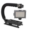 DV Bracket Stabilizer Kit Professional Handheld Video Stabilizer Grip with