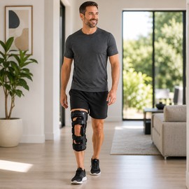 OA Unloader Knee Brace for Daily Support – Adjustable Hinged Knee Stabilizer for Walking & Joint Comfort