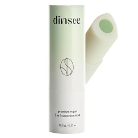dinsee Premium Vegan 3-in-1 Sun Stick (SPF50+PA+++)/Calming/Moisturizing/Sunscreen/UV Protection/Sun Cream/Makeup Base Sun Stick/Sunscreen Stick/Sunscreen Stick/Stick Sunscreen