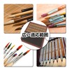 Calligraphy Brush Case, Calligraphy Brush Storage, Thin Bamboo Leather Brush