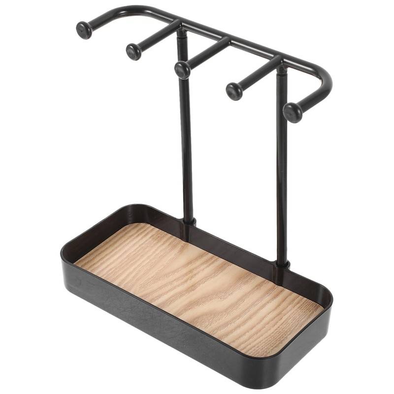Cozellos Hanging Organizer-5 Hooks Jewelry Organizer Stand, Box Display with