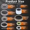 4 Sets L68149 L44649 Boat Trailer Axle Hub Bearing Kit,