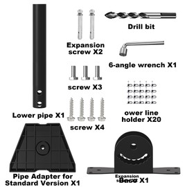 Starlink Roof Mount,Starlink Generation 3 Heavy Duty Pivot Roof Mount Kit with Pipe Adapter, Starlink Mounting Kit for Compatible with Gen3 / V3 Starlink Standard Dish