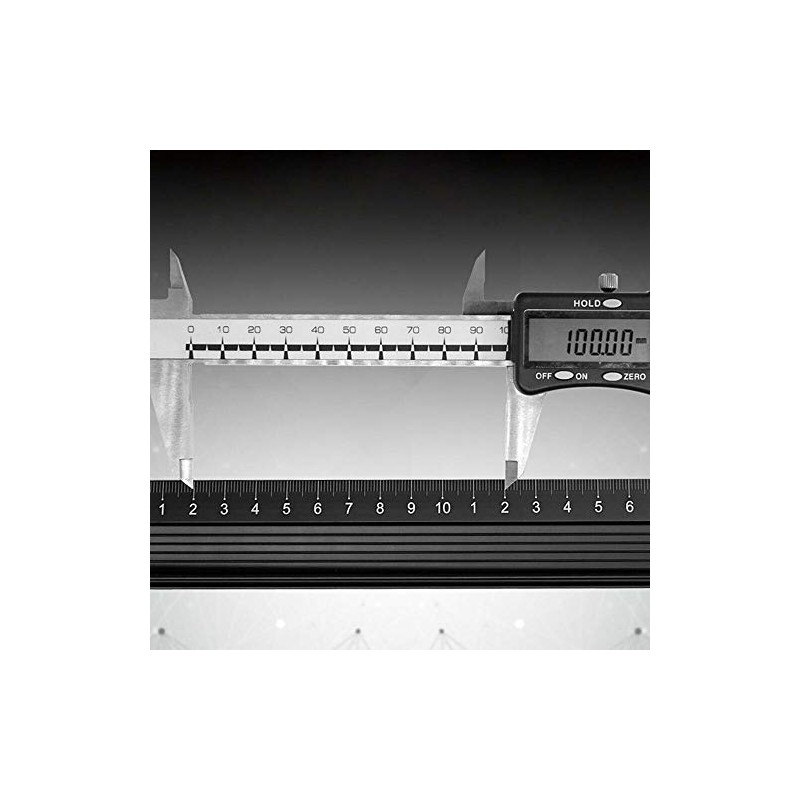 Multifunctional Straight Ruler, 1Pcs Aluminum Alloy Ruler Protection Anti Slip