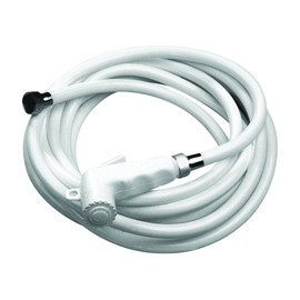 Nuova Rade Shower Head with Hose, 118.11" , White