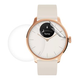 kwmobile Screen Protectors Compatible with Withings Scanwatch Light 37mm - Set of 3X Clear TPU Films - Transparent