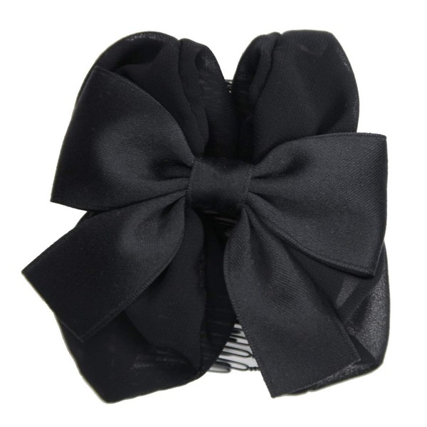 Beautiful Hair Twin Comb Knot Ribbon Large Size L Size