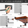 MLOQI Shelf Support Bracket, 0.2 inch (5 mm) Thick, Heavy