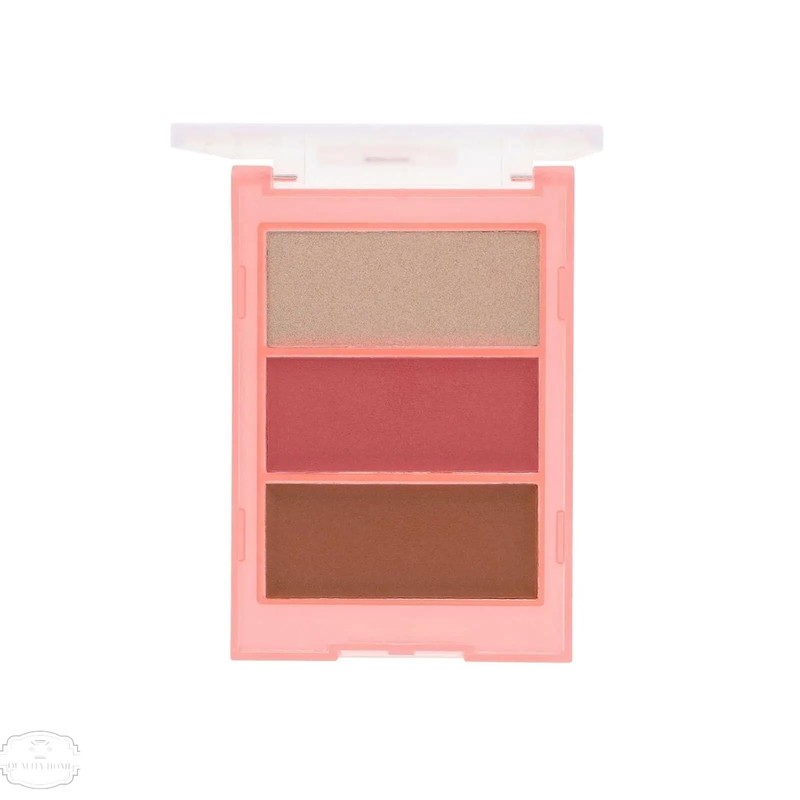 Sunkissed Mellow Auro Makeup Palette with Highlighter, Blush, and Bronzer
