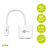Goobay 62110 USB-C HDMI Adapter, 4k 60 Hz, White