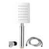 G1/2in Thread Handheld Shower Head High Pressure Square Shower Sprayer