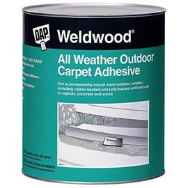 Dap 00442 Weldwood All-Weather Outdoor Carpet Adhesive, 1-Quart