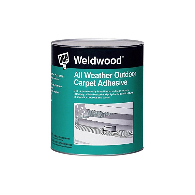 Dap 00442 Weldwood All-Weather Outdoor Carpet Adhesive, 1-Quart