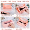 Gusnilo Sterilizer Box Nail Tool Barbicide Disinfectant Jar Plastic Disinfectant