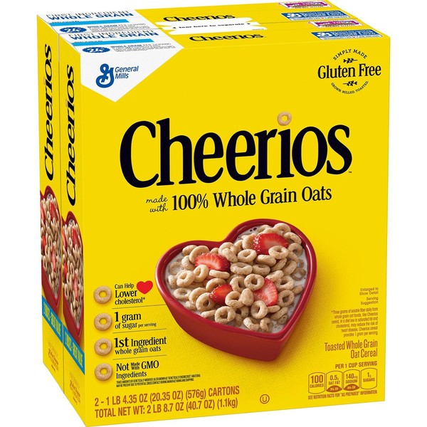 Cheerios Gluten-free Cereal (20.35 oz., 2 pk.)