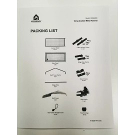 KennelMaster Dog Kennel  Ridge Pole Clams. Qty:2 Sets